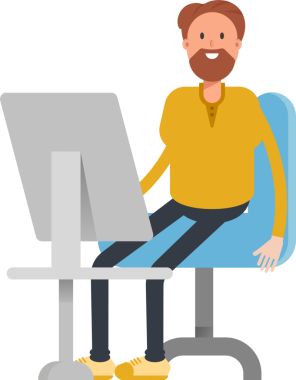 Sakal Adam Karakteri Clipart