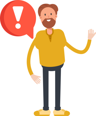 Sakal Adam Karakteri Clipart