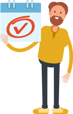 Sakal Adam Karakteri Clipart