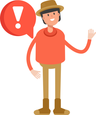 Çiftçi Karakteri ve Hata İşareti