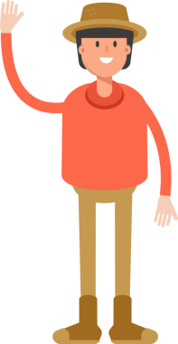 Çiftçi Karakteri Clieting Clipart