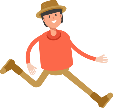 Çiftçi Karakteri Yürüyen Zirvesi