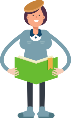 Kız Öğrenci Karakteri Okuma Kitabı