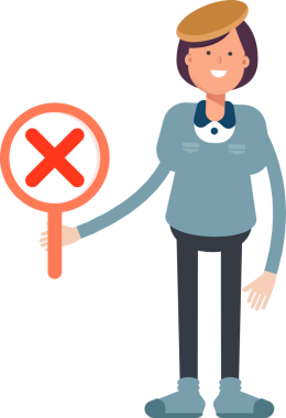 Kız Öğrenci Karakteri Yanlış İşaret Gösteriyor