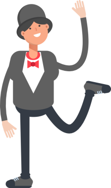 Sihirbaz Karakteri Rahatlatıcı Çizim