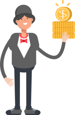 Sihirbaz Karakteri Dolarlık Bozukluklar Tutuyor