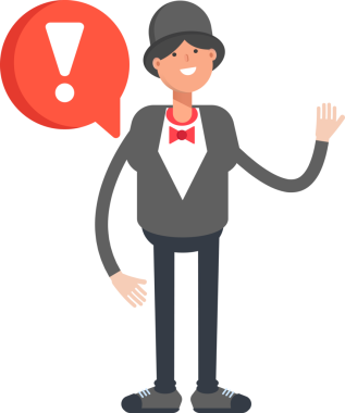 Sihirbaz Karakteri ve Hata İşareti