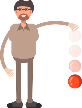 Sakallı Adam Karakteri Çizimi