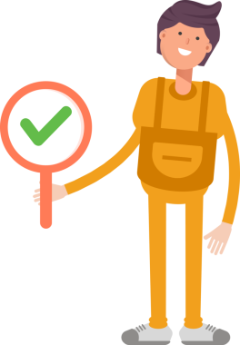 Servis Adamı Karakteri Denetim İşaretini Gösteriyor