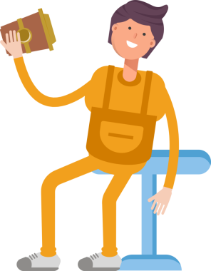 Servis Adamı Karakteri Kahve İçiyor