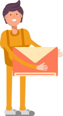 Servis Adamı Karakteri Posta Tutucu