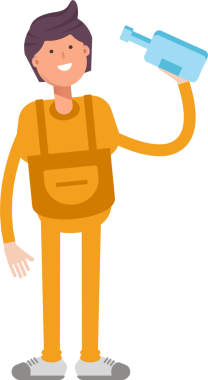 Servis Adamı Karakteri Bira İçen