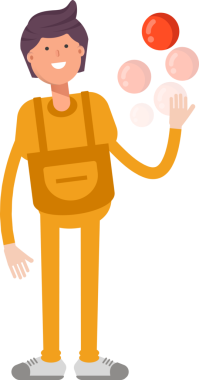 Servis Adamı Karakteri Top Oynuyor