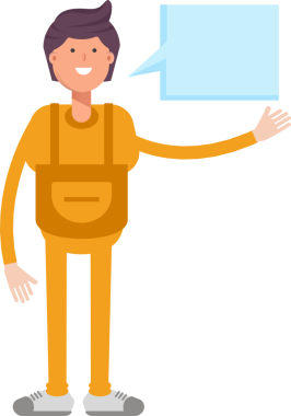 Servis Adamı Karakteri ve Konuşma Baloncuğu