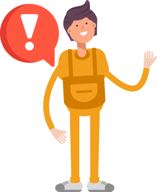 Servis Adamı Karakteri ve Hata İşareti