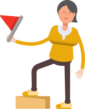 Kadın Karakter Tutma Bayrağı