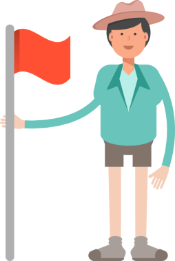 Erkek karakter Avatar Tutma Bayrağı