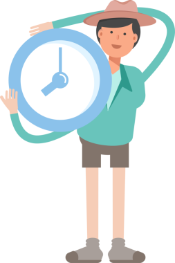 Erkek karakter Avatar Tutma Saati