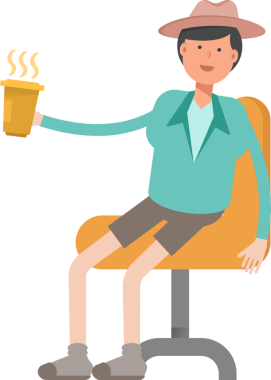 Erkek karakter Avatar Clipart