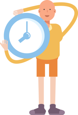 Kel Adam Karakteri Saati