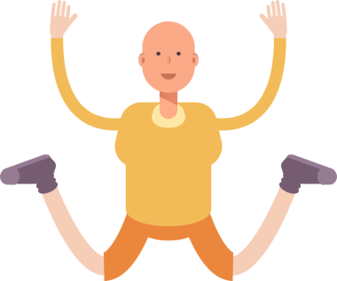 Kel Adam Karakteri Çizimi