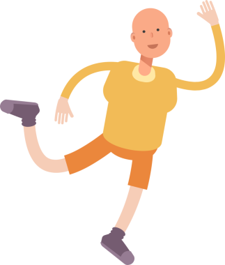 Kel Adam Karakteri Çizimi