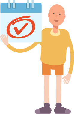 Kel Adam Karakteri Çizimi