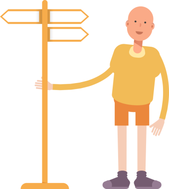 Kel Adam Karakteri Çizimi