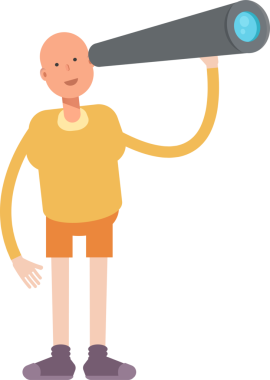 Kel Adam Karakteri Çizimi