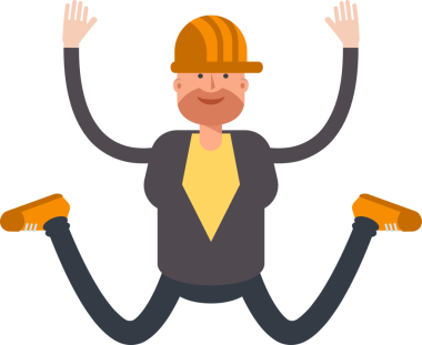 Erkek Mühendis Karakteri Atlama
