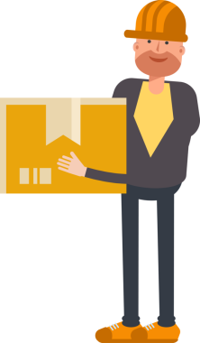 Erkek Mühendis Karakter Tutma Kutusu