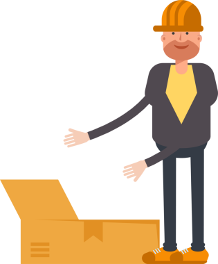 Erkek Mühendis Karakteri Açma Kutusu