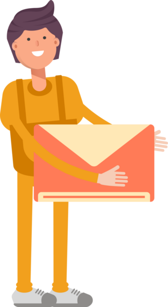 Servis Adamı Karakteri Posta Tutucu