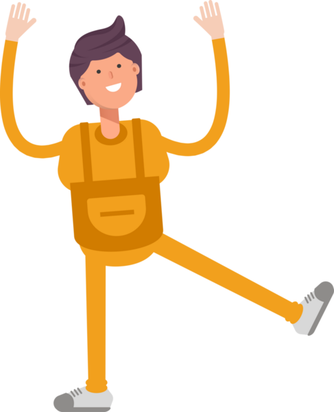 Servis Adamı Karakteri Rahatlatıcı Çizim