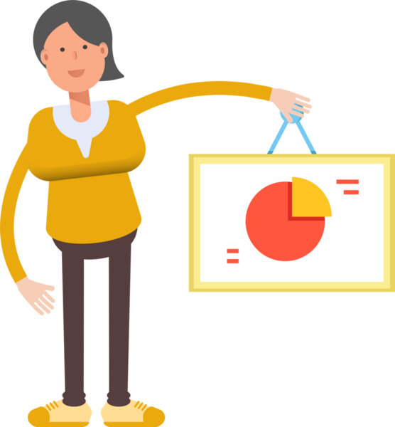 Kadın Karakteri Pasta Çizelgesi İmzalaması