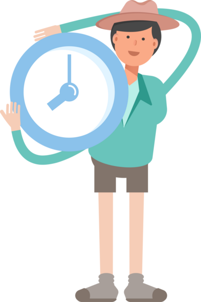 Erkek karakter Avatar Tutma Saati