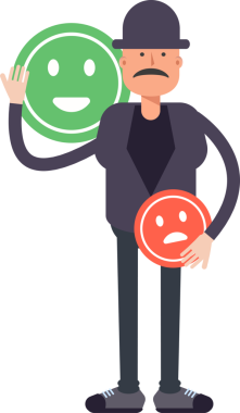 Yaşlı Adam Karakteri ve Duygu Simgesi