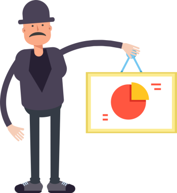 Yaşlı Adam Karakteri Pasta Çizelgesi İmzalama