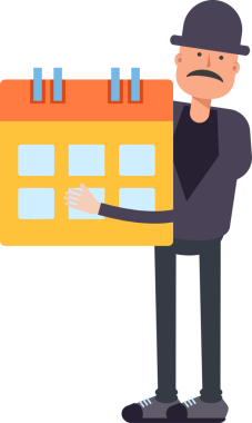 Yaşlı Adam Karakteri Tutma Takvimi