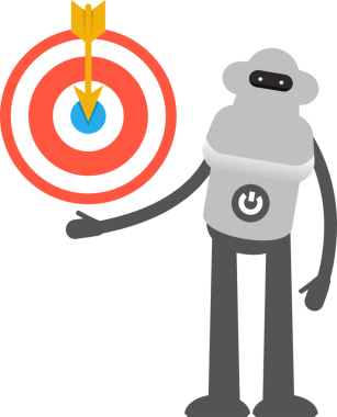 Robot Karakter Tutma Dartı