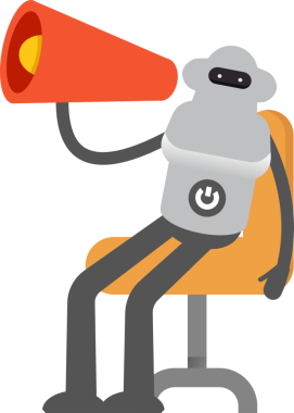 Akıllı Robot Karakteri Clipart