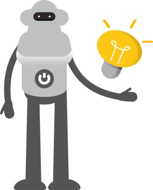 Akıllı Robot Karakteri Clipart