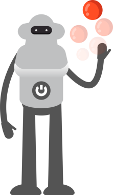 Akıllı Robot Karakteri Clipart