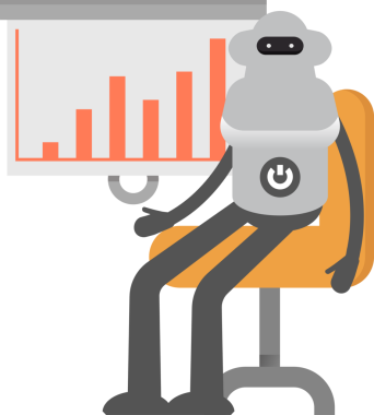 Akıllı Robot Karakteri Clipart