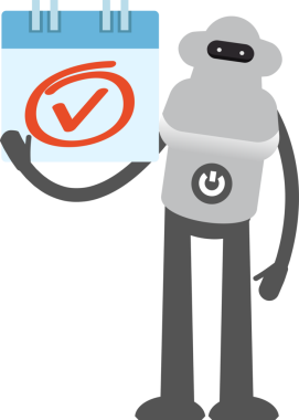 Akıllı Robot Karakteri Clipart