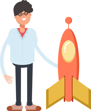 İnek ve İnek Erkek Karakteri Clipart