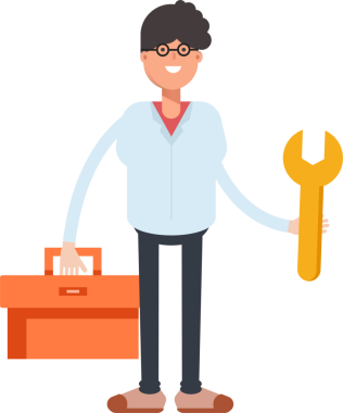 İnek ve İnek Erkek Karakteri Clipart