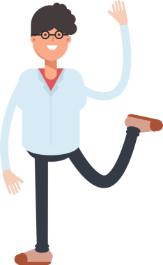 İnek ve İnek Erkek Karakteri Clipart