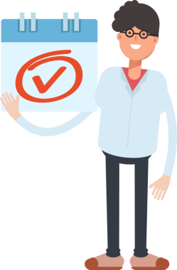 İnek ve İnek Erkek Karakteri Clipart