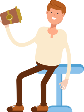 Erkek Karakteri İllüstrasyonu Clipart